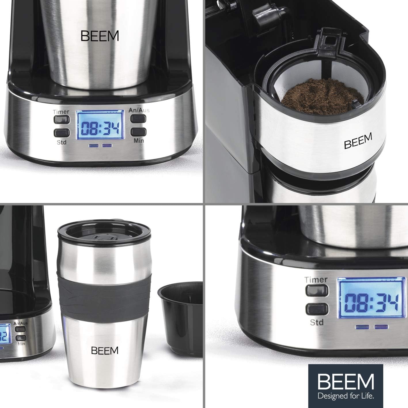 Filterkaffeemaschine mit Thermobecher