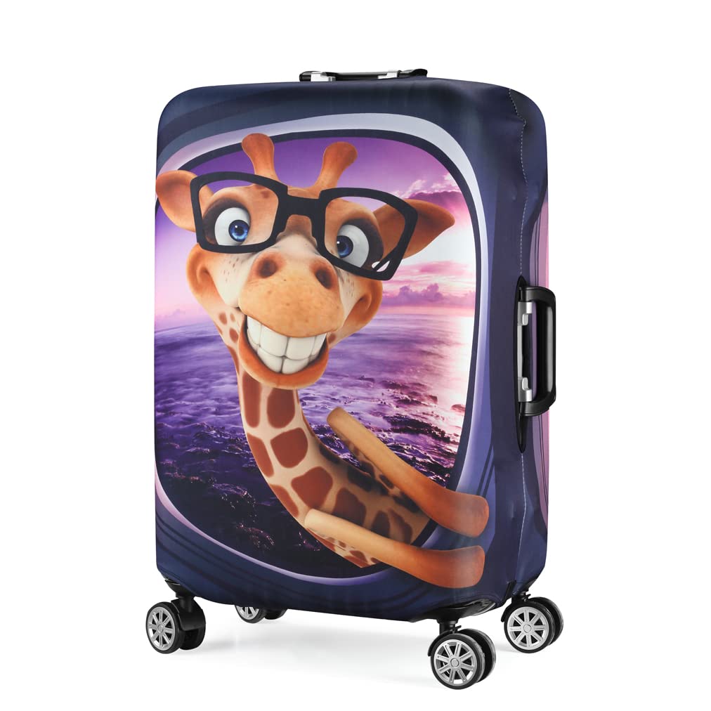 Koffer Schutz Cover, Giraffe M(Fits to 23"-25" Trolley Case)