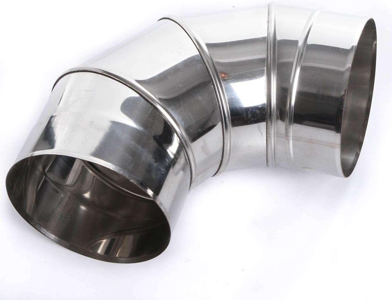 Ofenrohr Bogen verstellbar 0-90° (120mm), 120mm Bogen 0-90° Verstellbar