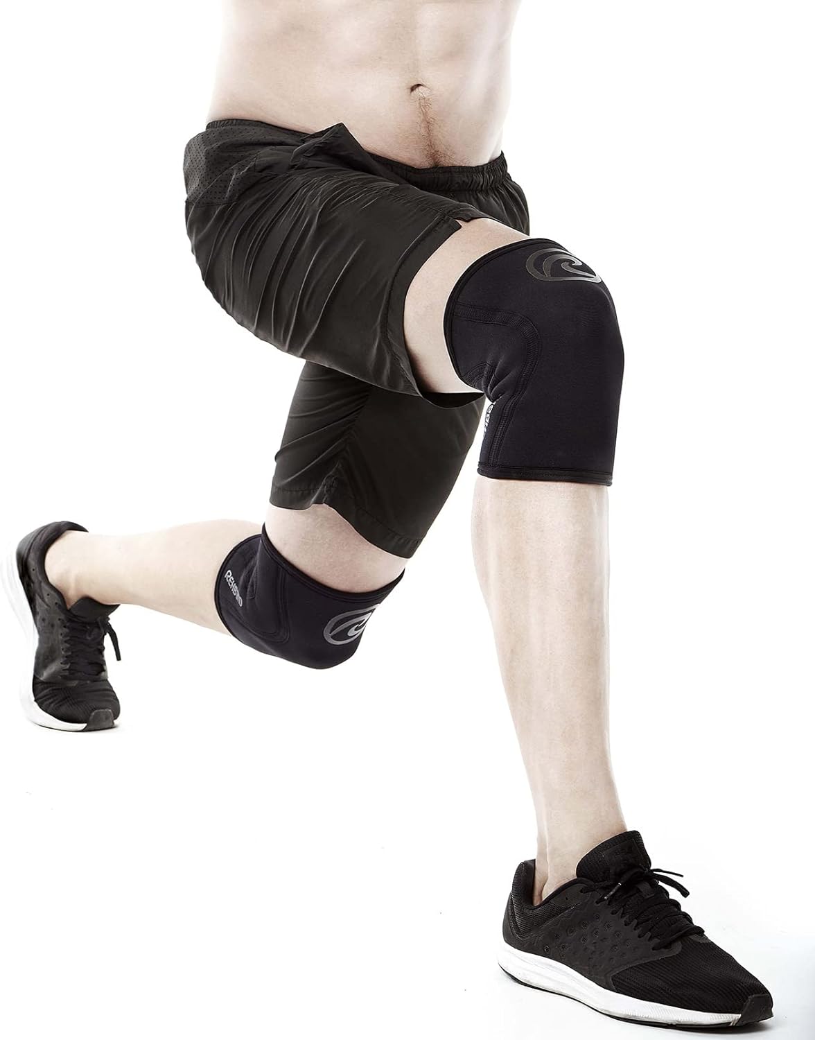 Kniebandage, S / Carbon/Schwarz - 1 Stück