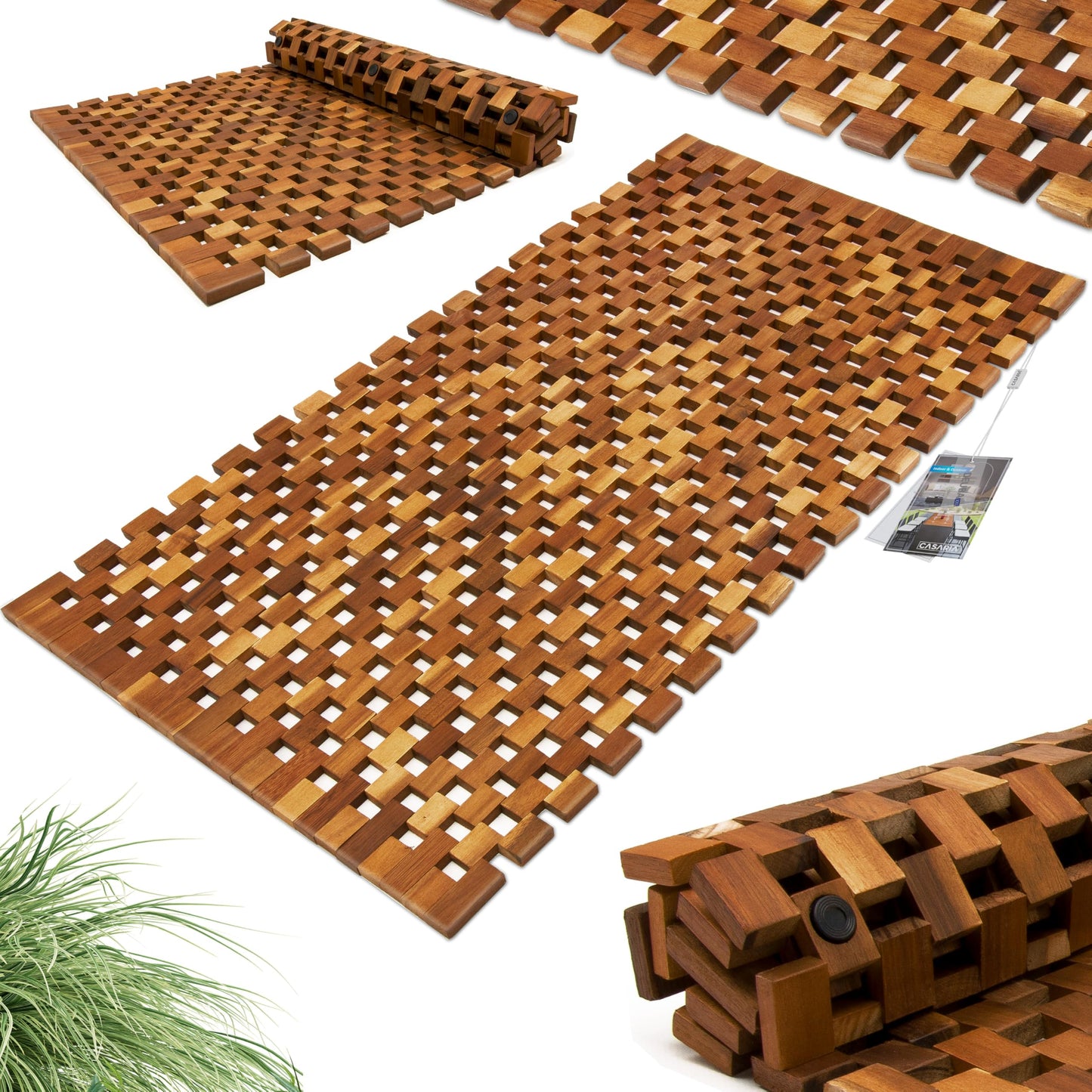 Rutschfeste Badematte, 1 80 x 50 cm