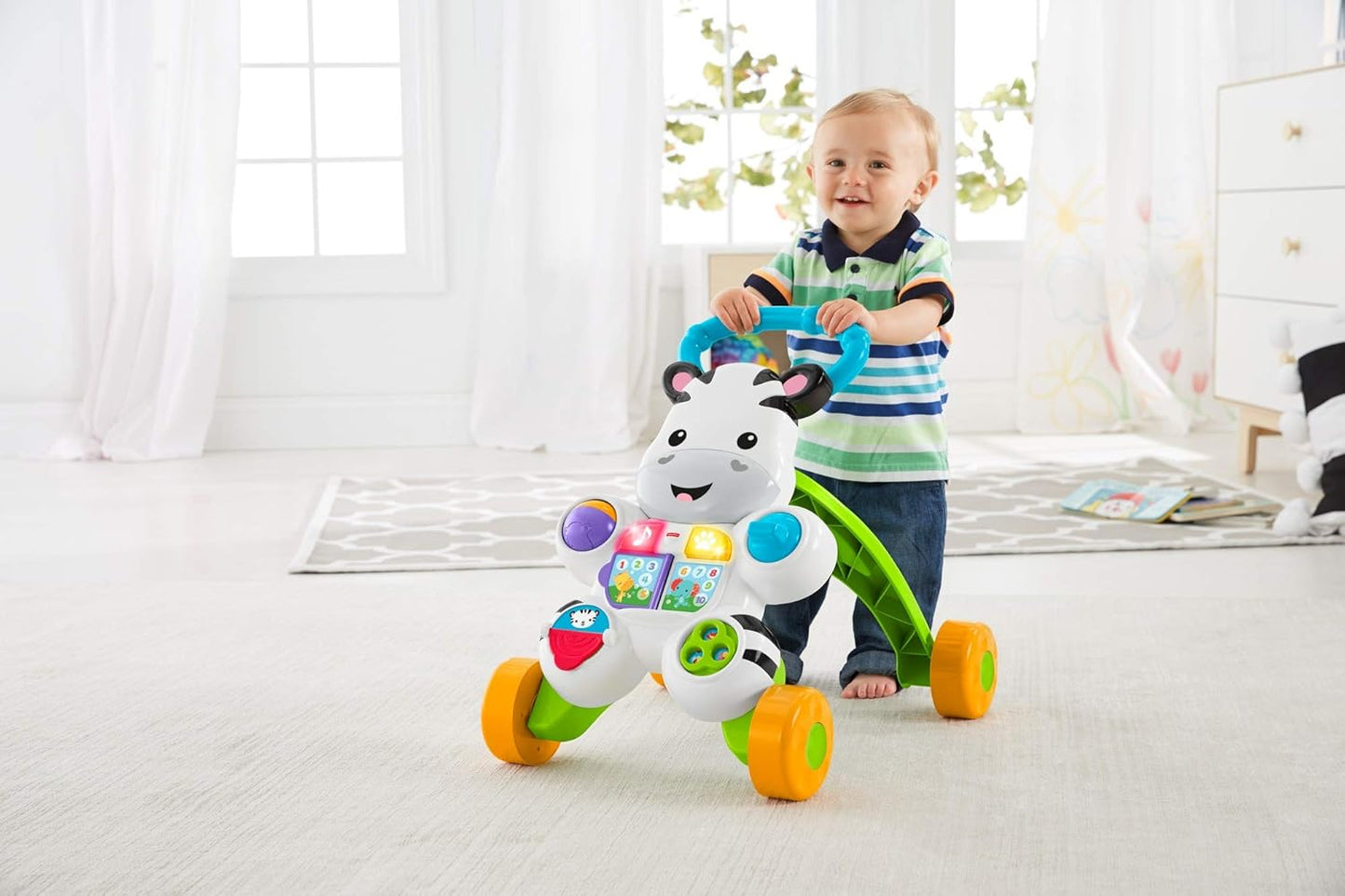 Lauflernwagen Zebra, Französisch - Reduzierte Verpackung