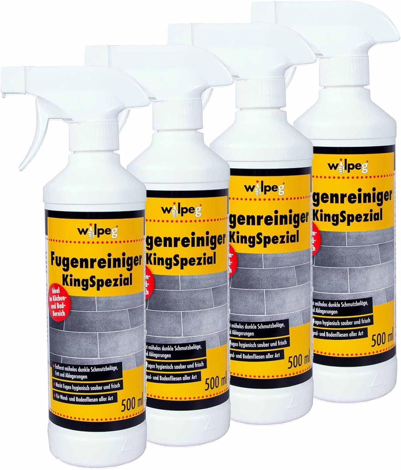 Fugenreiniger-Set (4x 500ml), 4x 500ml