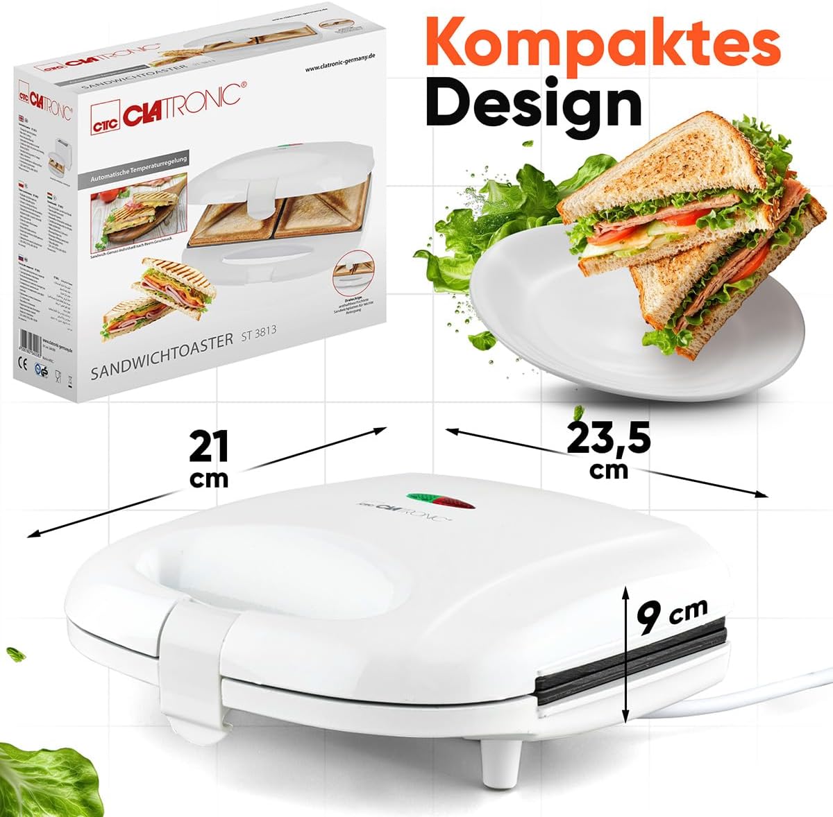Sandwichmaker mit Antihaftbeschichtung