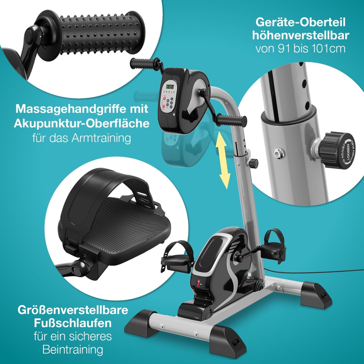 2in1 Arm- und Beintrainer mit Motorunterstützung, Arm- und Beintrainer 2.1