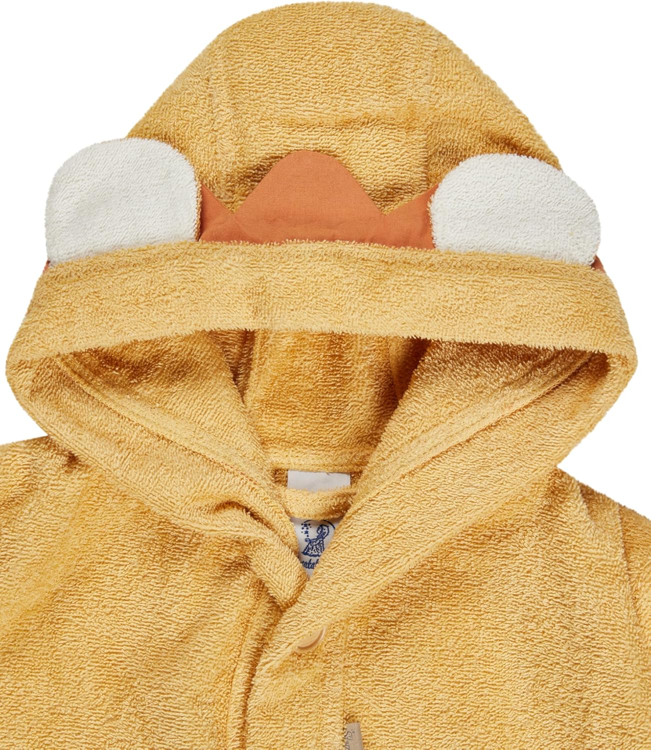 Kinderbademantel mit Löwendesign, 104 ocker