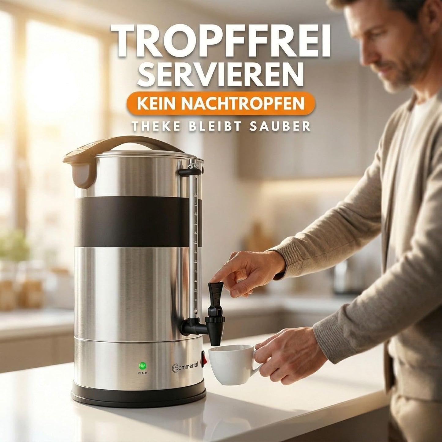 Gastro Kaffeemaschine 15L / 100 Tassen