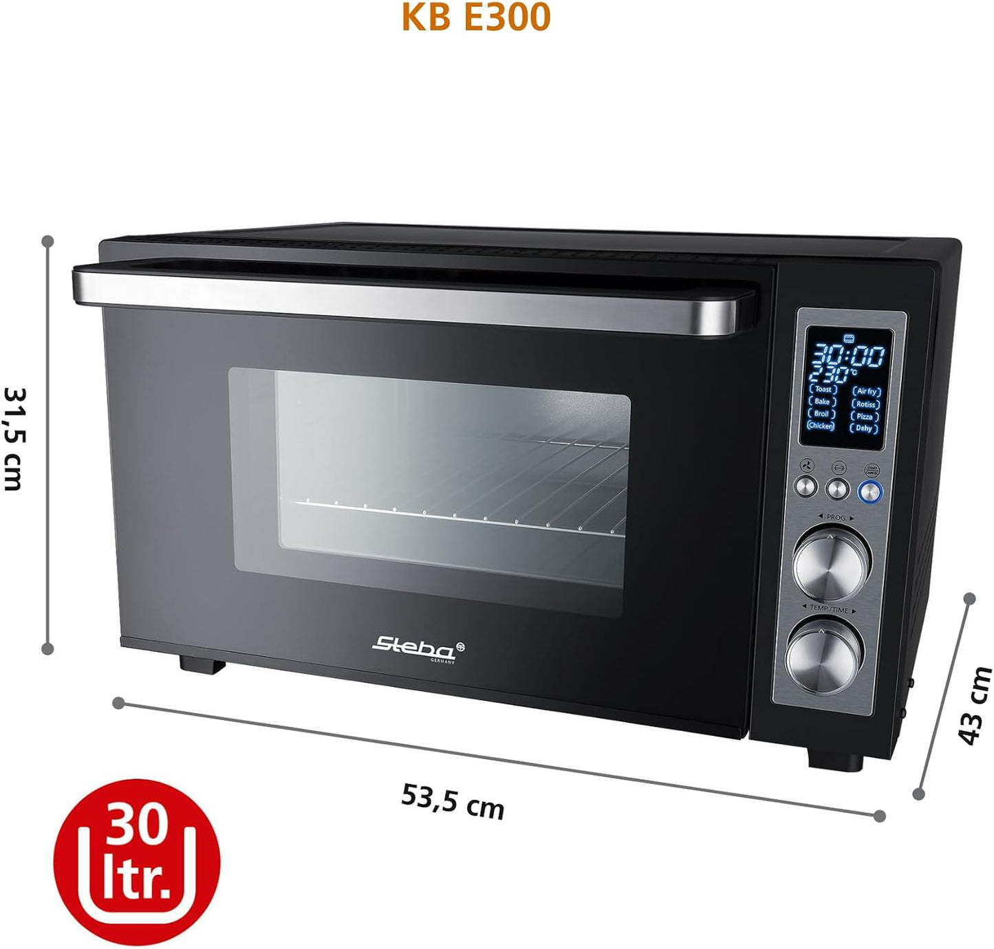 Grillbackofen KB E300