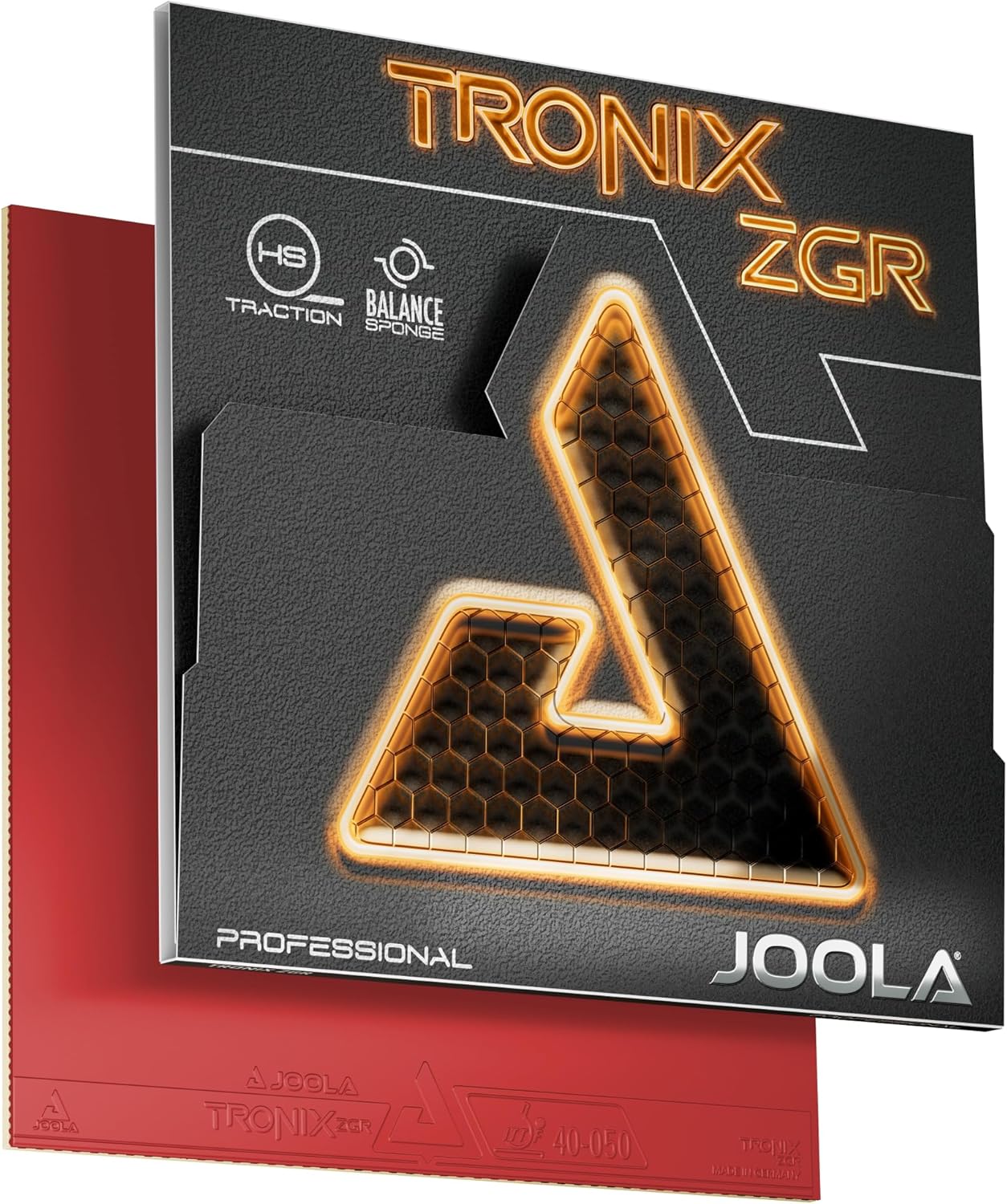 Tischtennis-Belag TRONIX ZGR, 2.3 mm, rot 2,3 mm