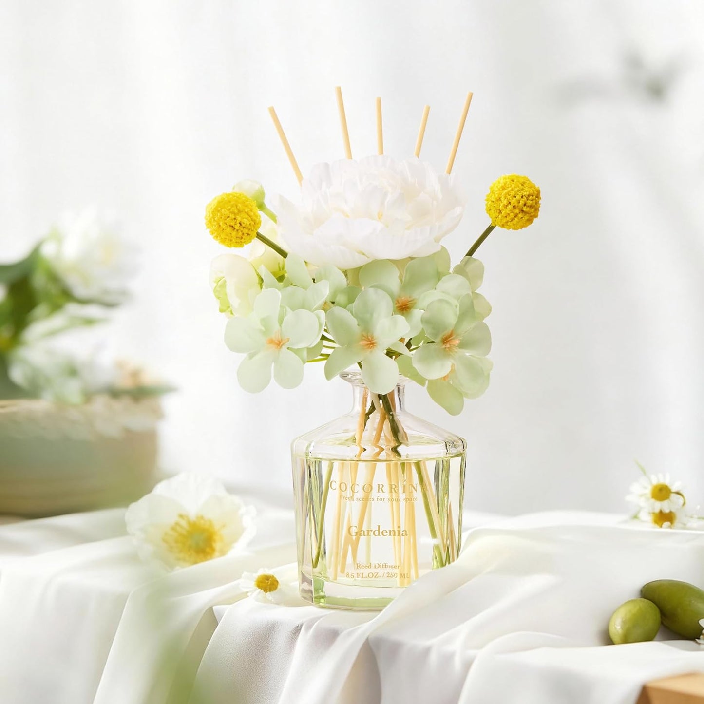 Gardenia Raumduft mit Duftstäbchen, Master-Kollektion, Gardenia