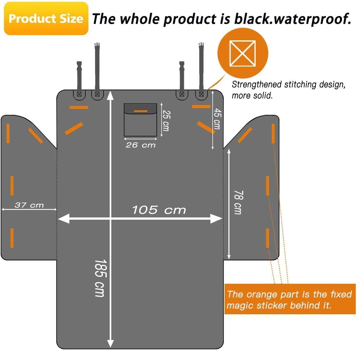 ‎L-Boot Liner-009 Kofferraumschutzmatte, wasserdicht, rutschfest