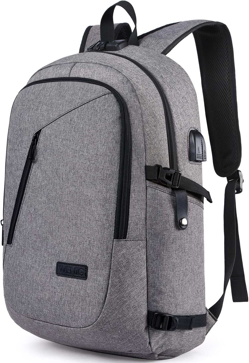 Laptop Rucksack, 17 Zoll Grau-1