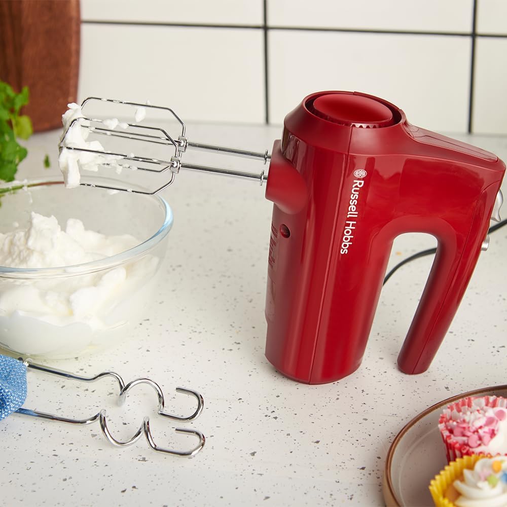 Handmixer Desire Red mit 5 Geschwindigkeitsstufen, Rot