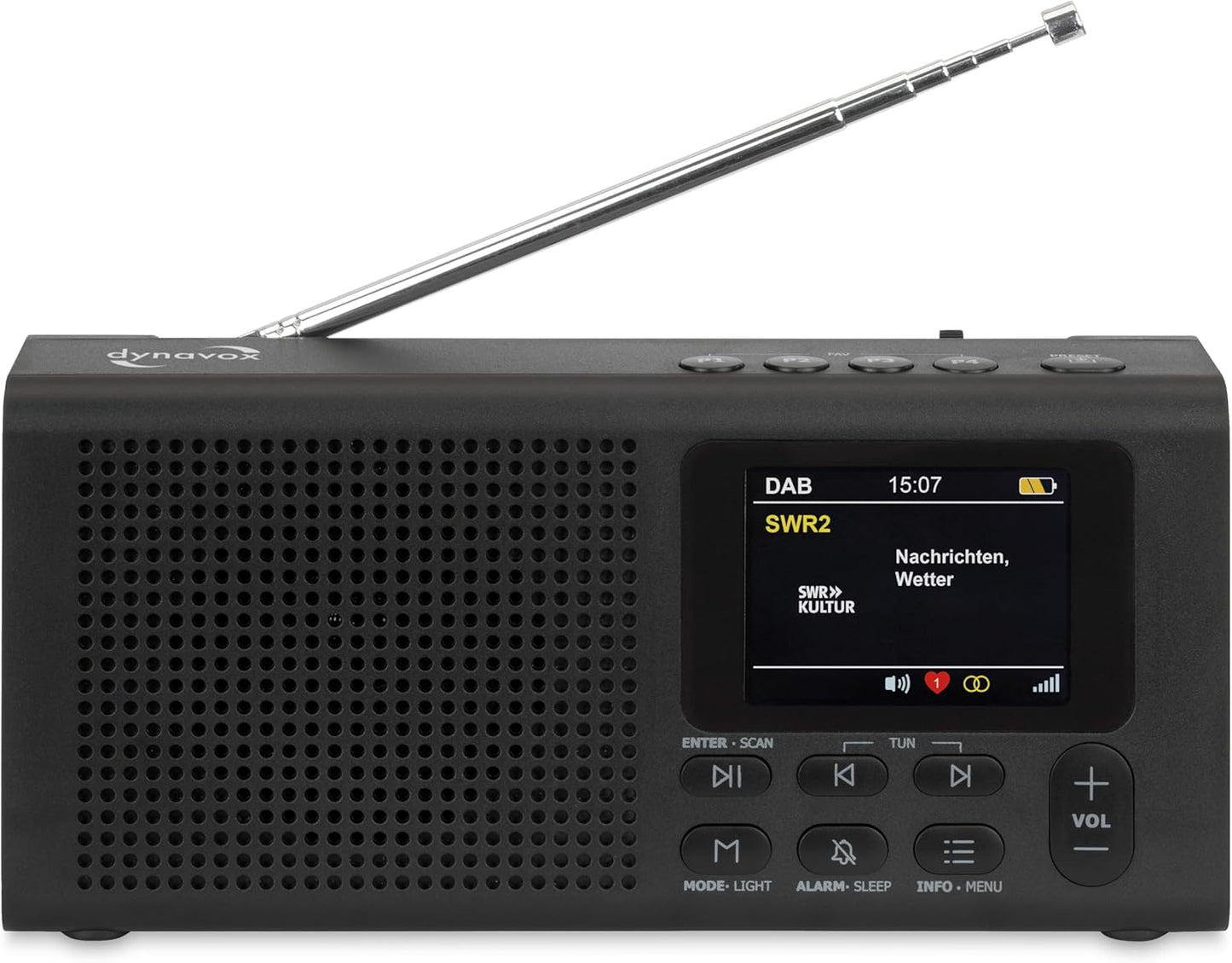 Digitales DAB+/UKW Radio DBT200 mit Weckfunktion