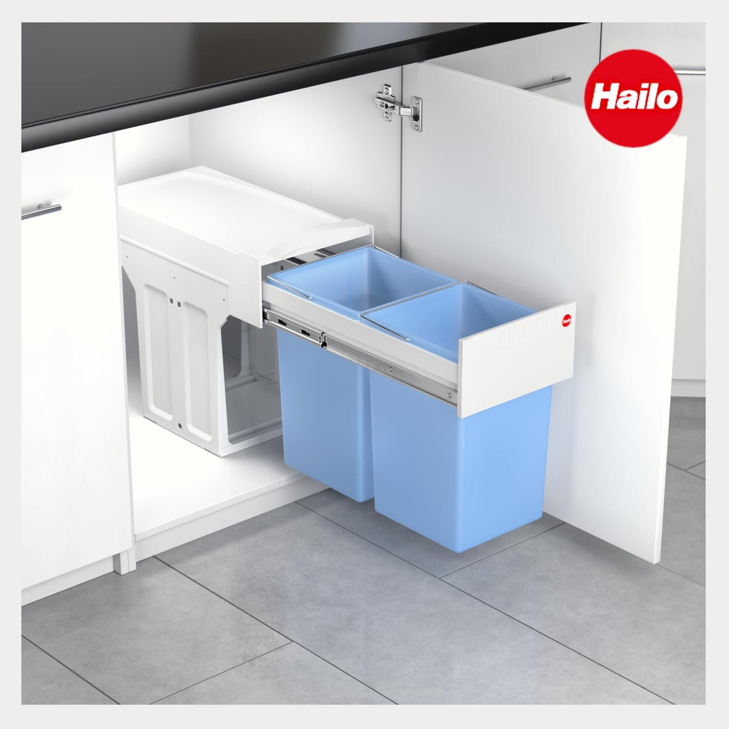3666661 Tandem Abfallsystem, Blau