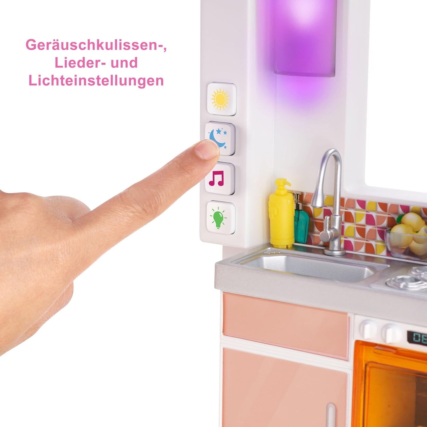 Dream House Puppenhaus mit Pool und Rollstuhllift, Violett
