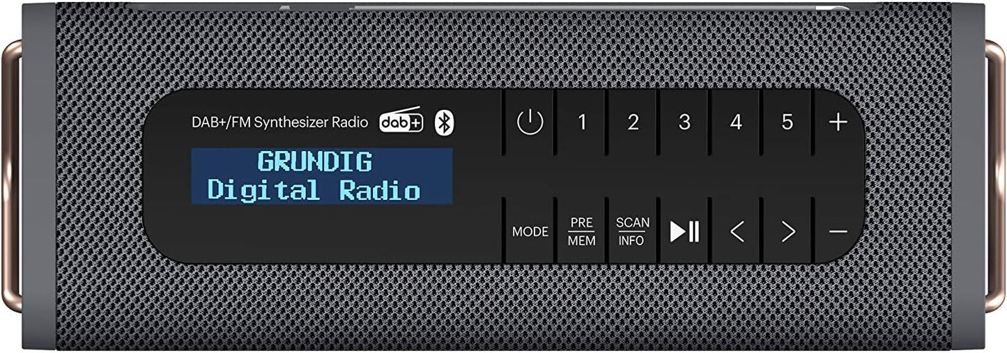 GBT Band Black - Bluetooth Lautsprecher mit DAB+, Band 5 Watt Schwarz