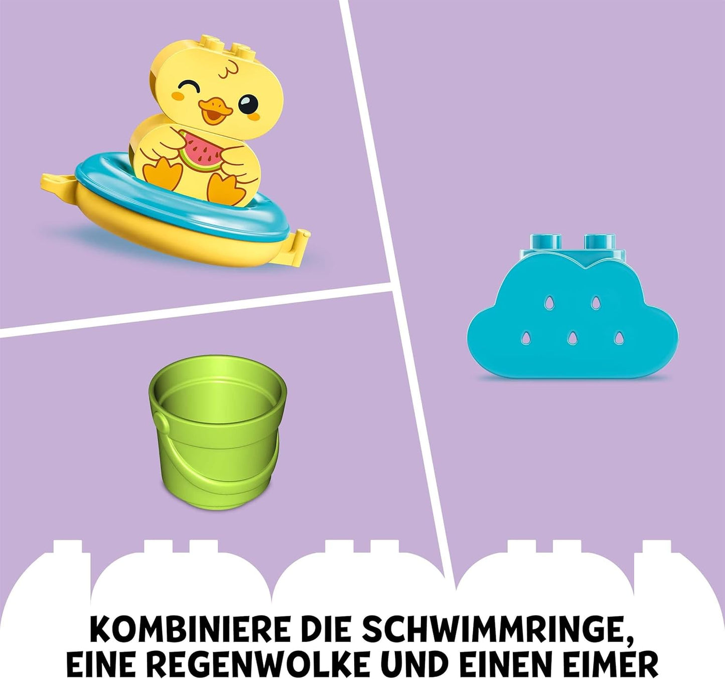 Schwimmender Tierzug Badespielzeug, Single