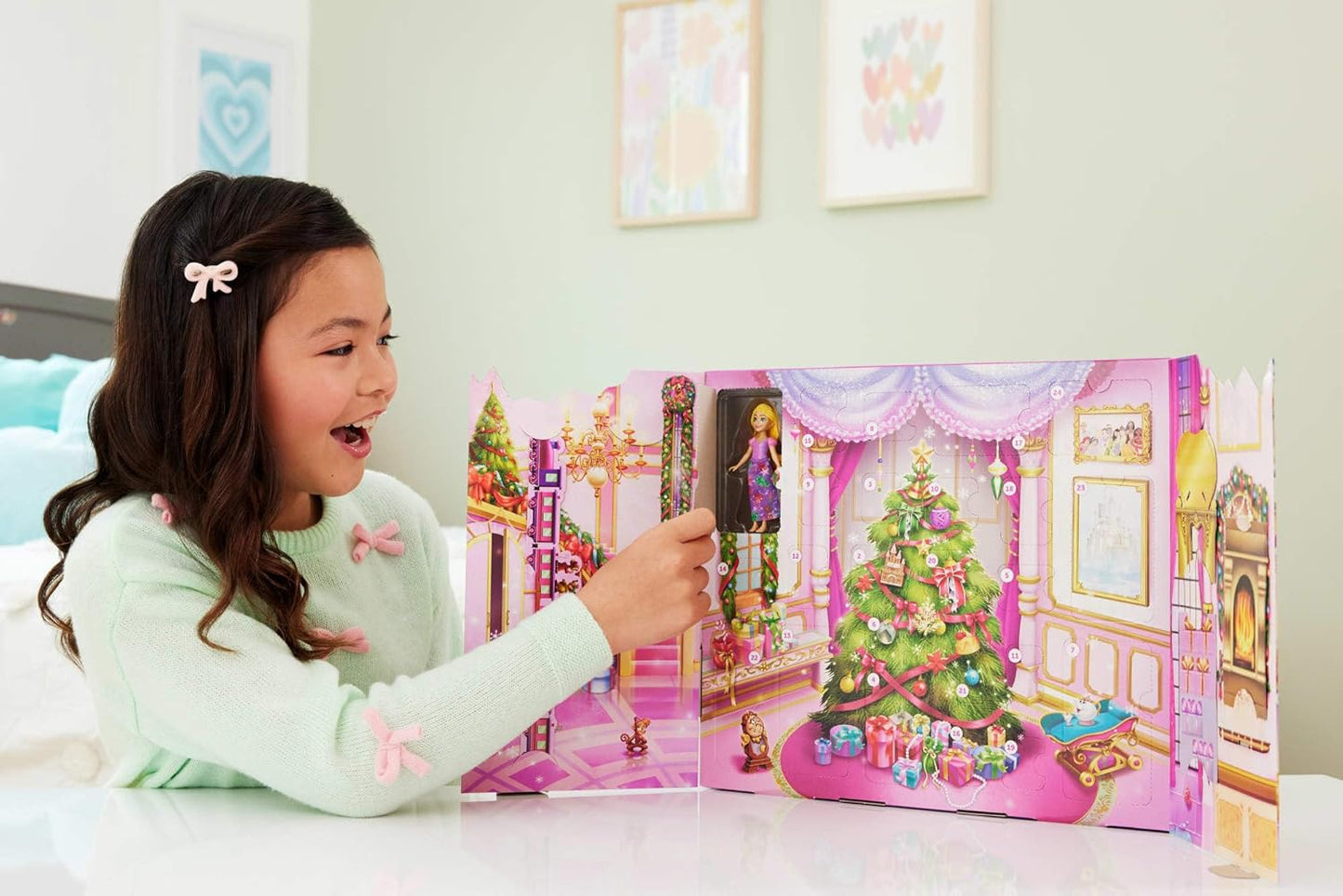 Adventskalender mit Disney-Puppen und Zubehör, Disney Princess-puppe Adventskalender