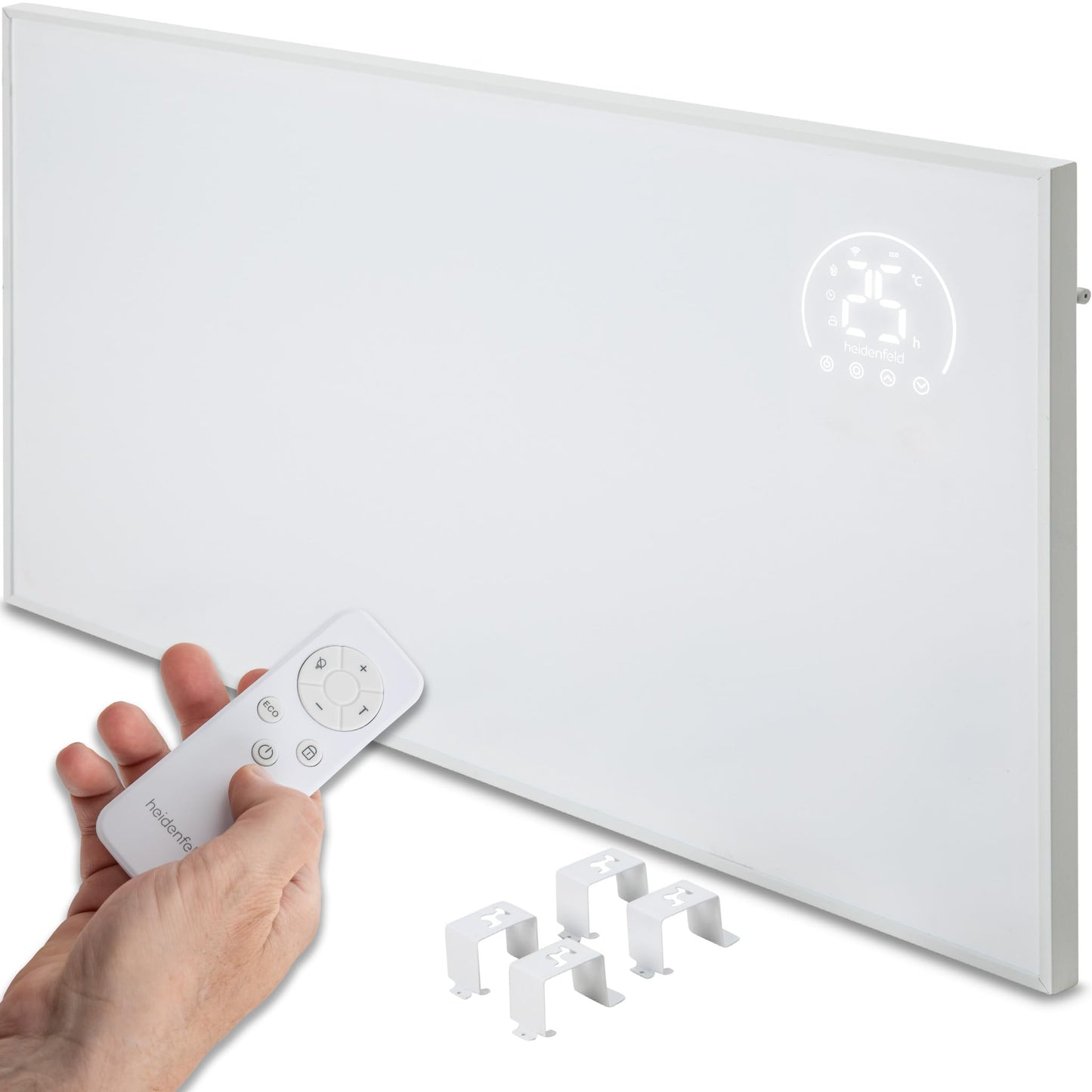 Infrarotheizung HF-HP140 mit 3in1 Steuerung via App, Fernbedienung, Touch-Bedienfeld, Hf-hp140 800 Watt