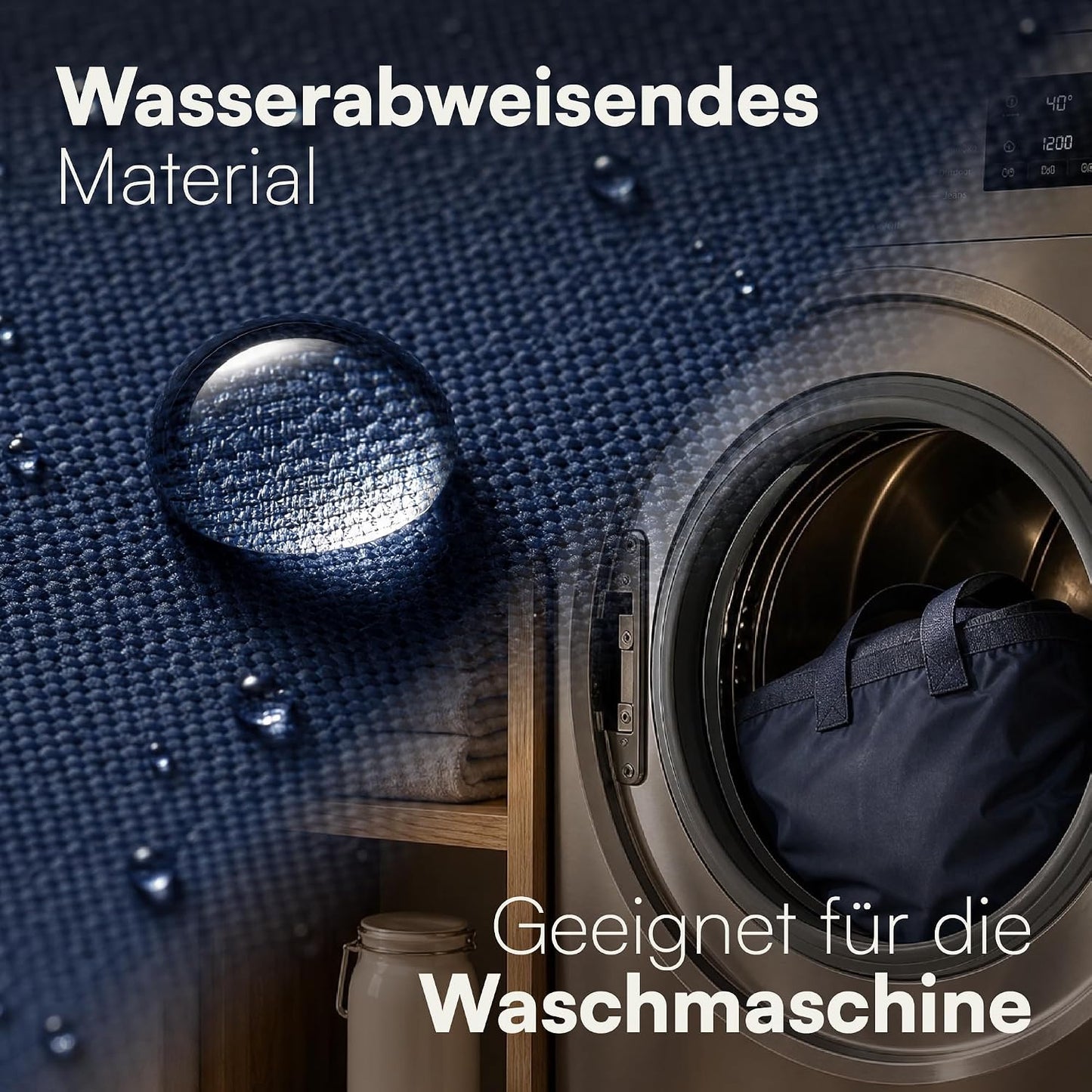 Pfandflaschen Sammelbehälter, Blau