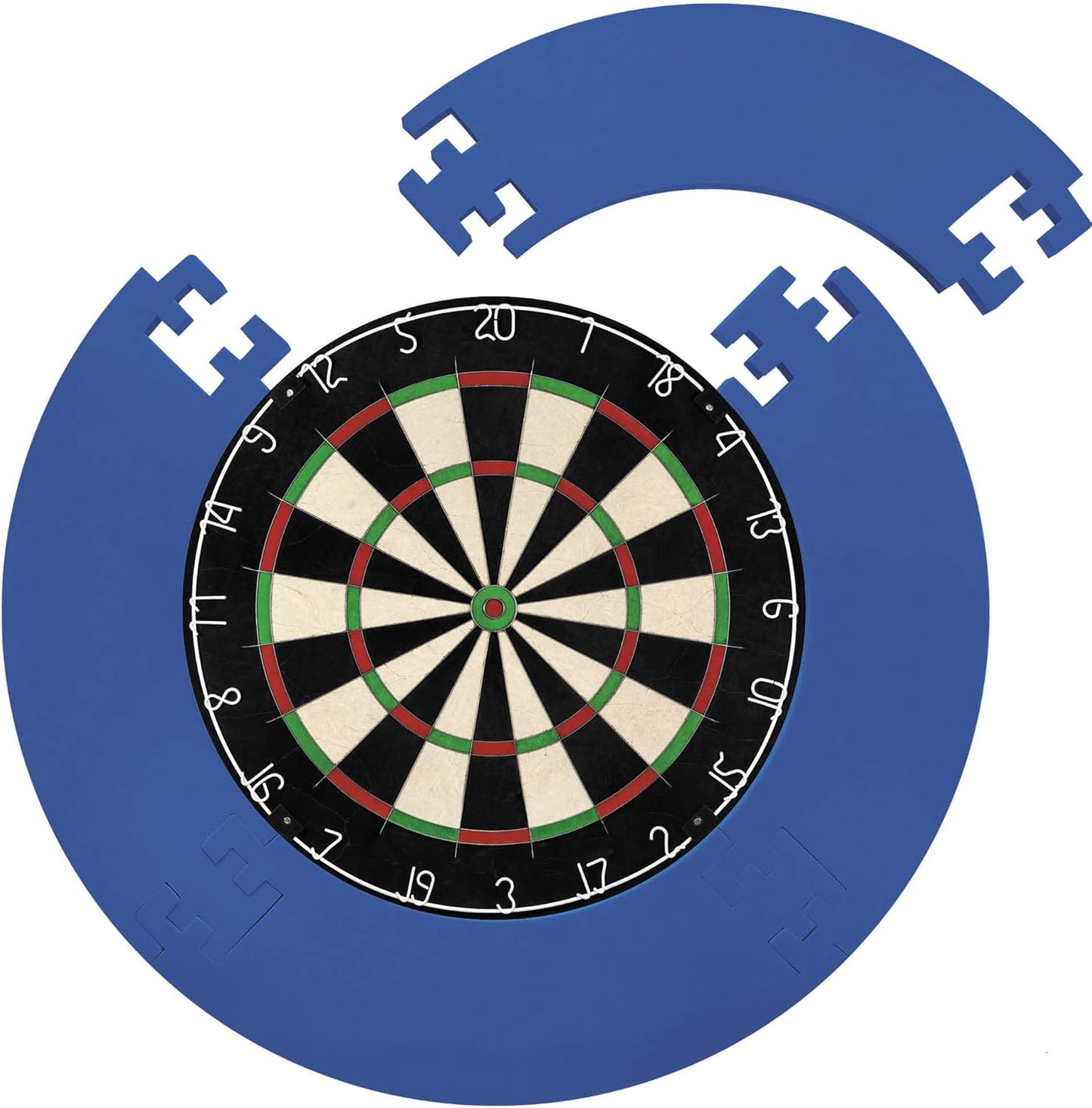 Dartscheiben-Umrandung, Blau