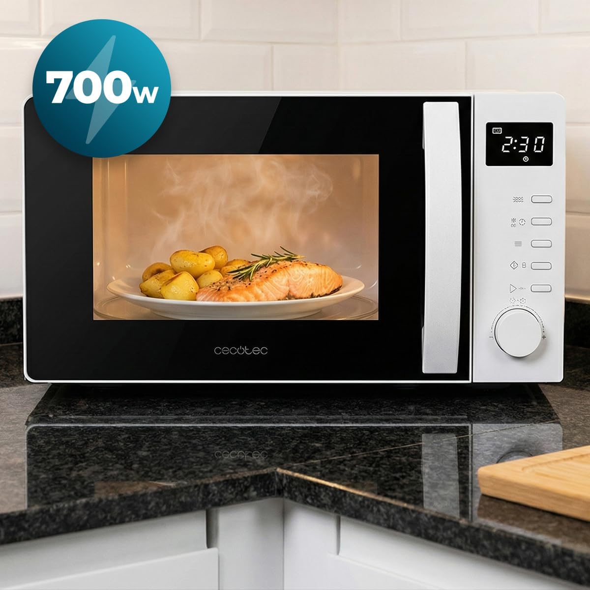 Mikrowelle Proclean 5005 mit 3DWave-Technologie, Weiss