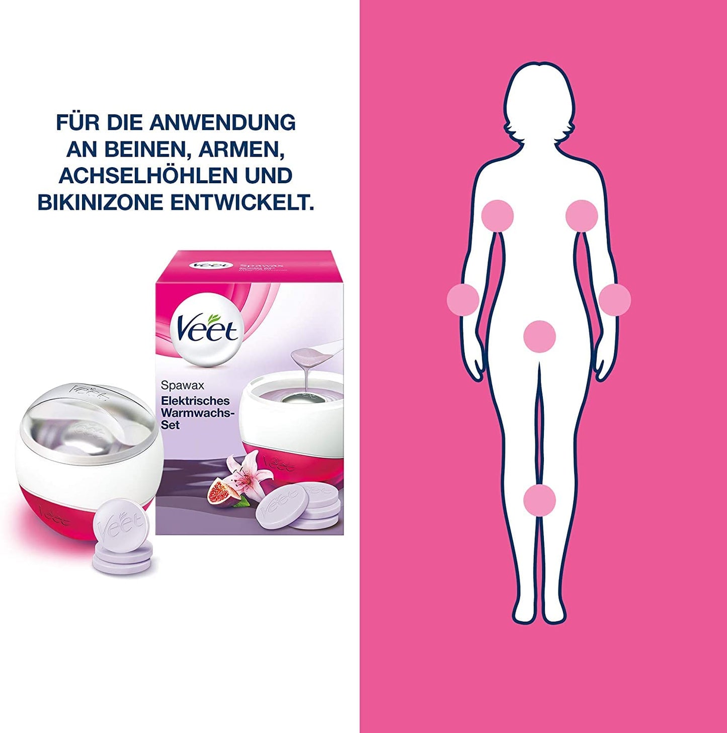Spawax Warmwachsscheiben Refill-Packung, 5 x 6 Stück