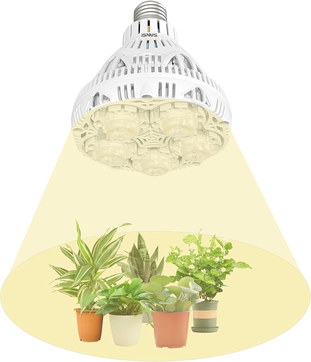 LED Pflanzenlampe Vollspektrum, 24w Blütezeit