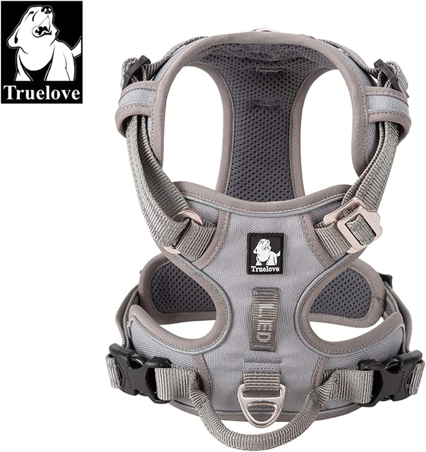 Hundegeschirr, XL Grau