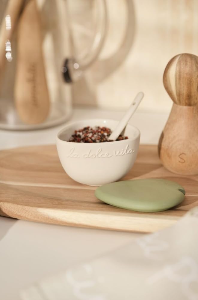 La Dolce vita Zuckerdose mit Deckel & Löffel, Cucina Italiana Kollektion