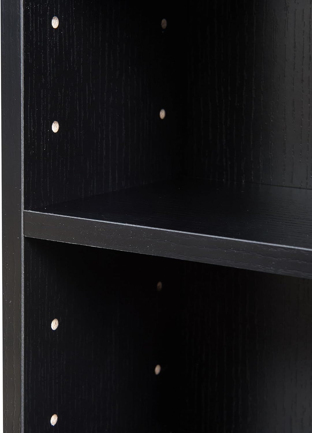 Regal für CDs und DVDs mit 6 Fächern, Schwarz 90 x 20 x 20 cm