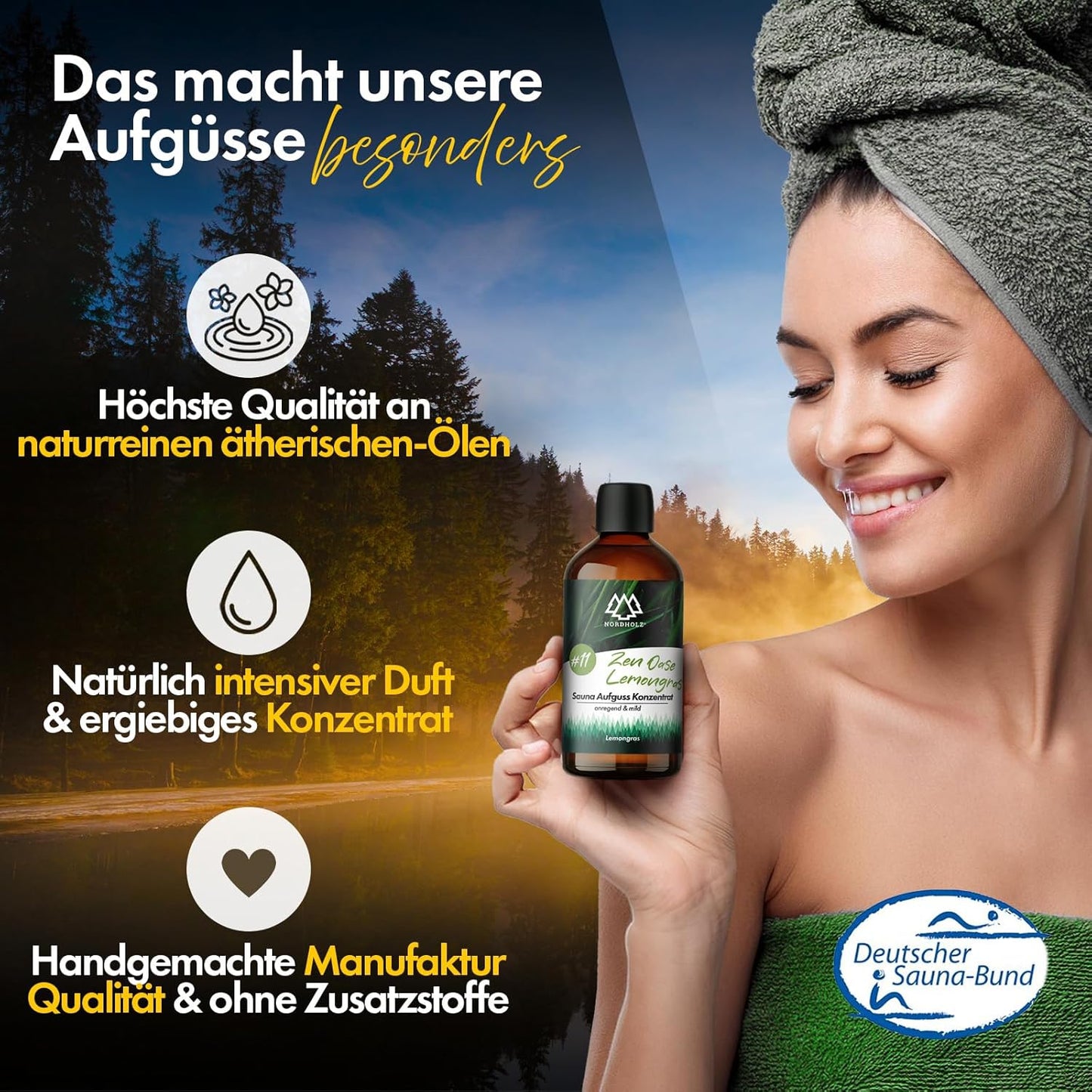 5er-Set Saunaaufguss - Finnische Reise, Finnische Reise