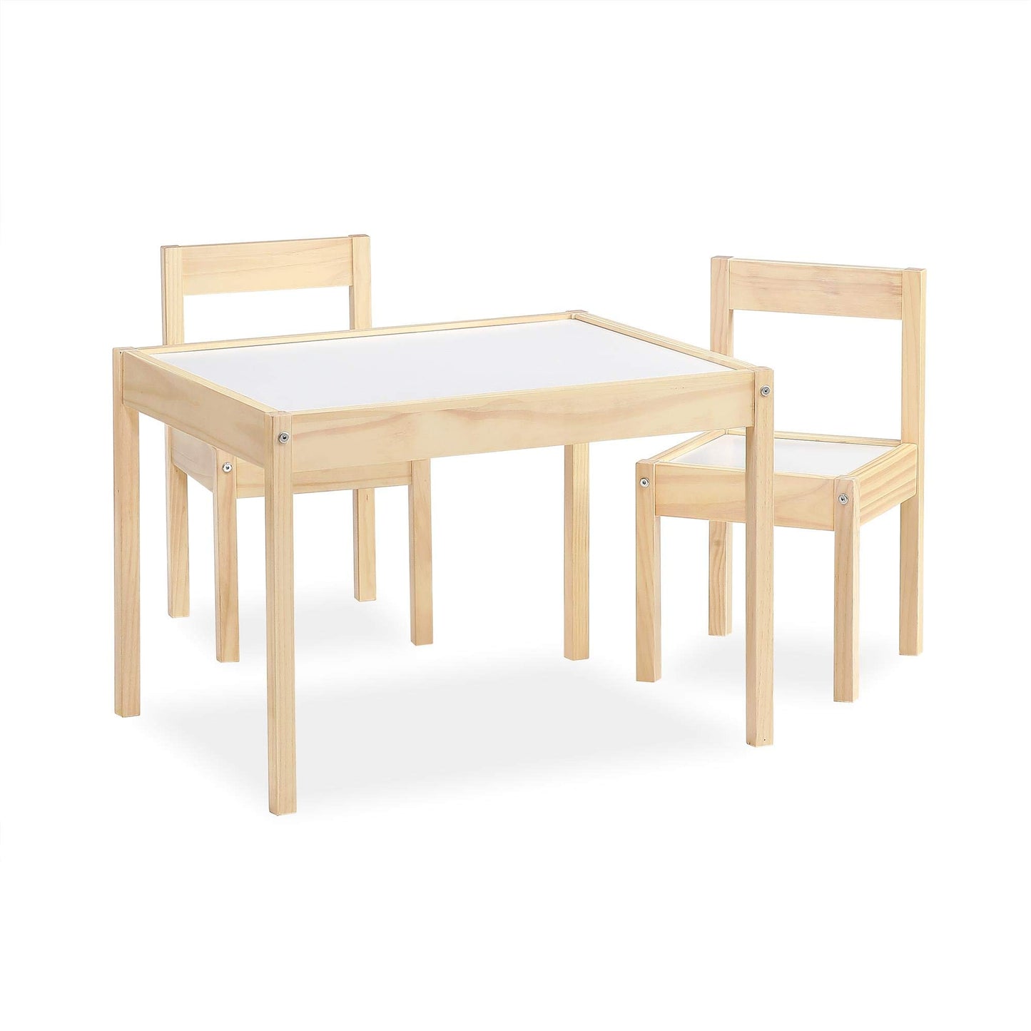 Tisch- und Stuhlset für Kinder, Grau