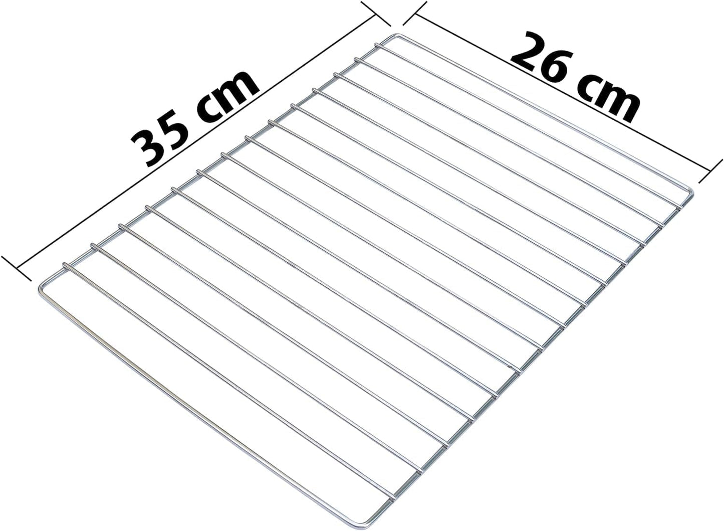 2-teiliges Grillrost-Set, 35 cm x 26 cm