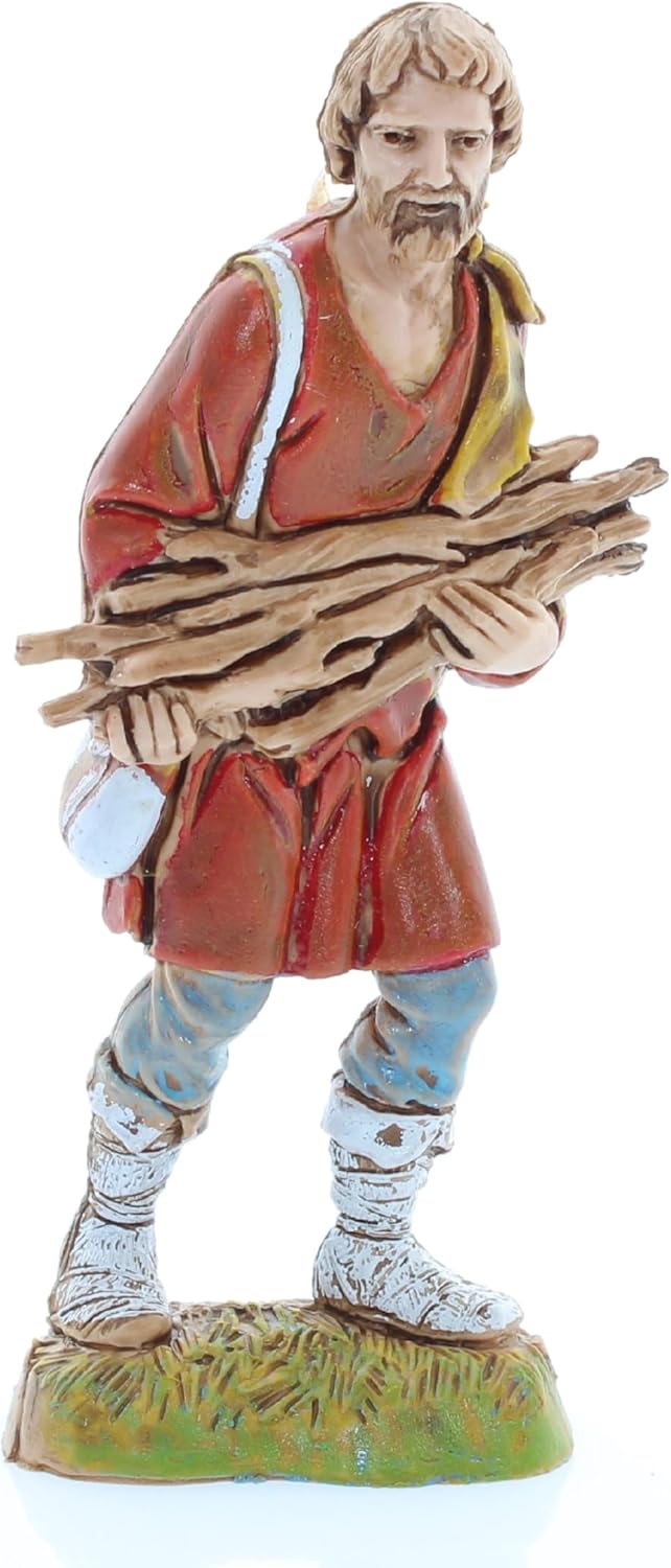 Set 8 Hirtenfiguren für Krippe (10 cm)