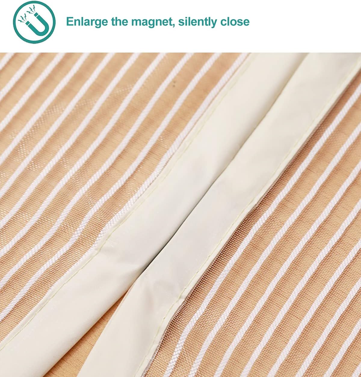 Magnetischer Fliegengitter-Türvorhang, 180 x 220 cm Weiss