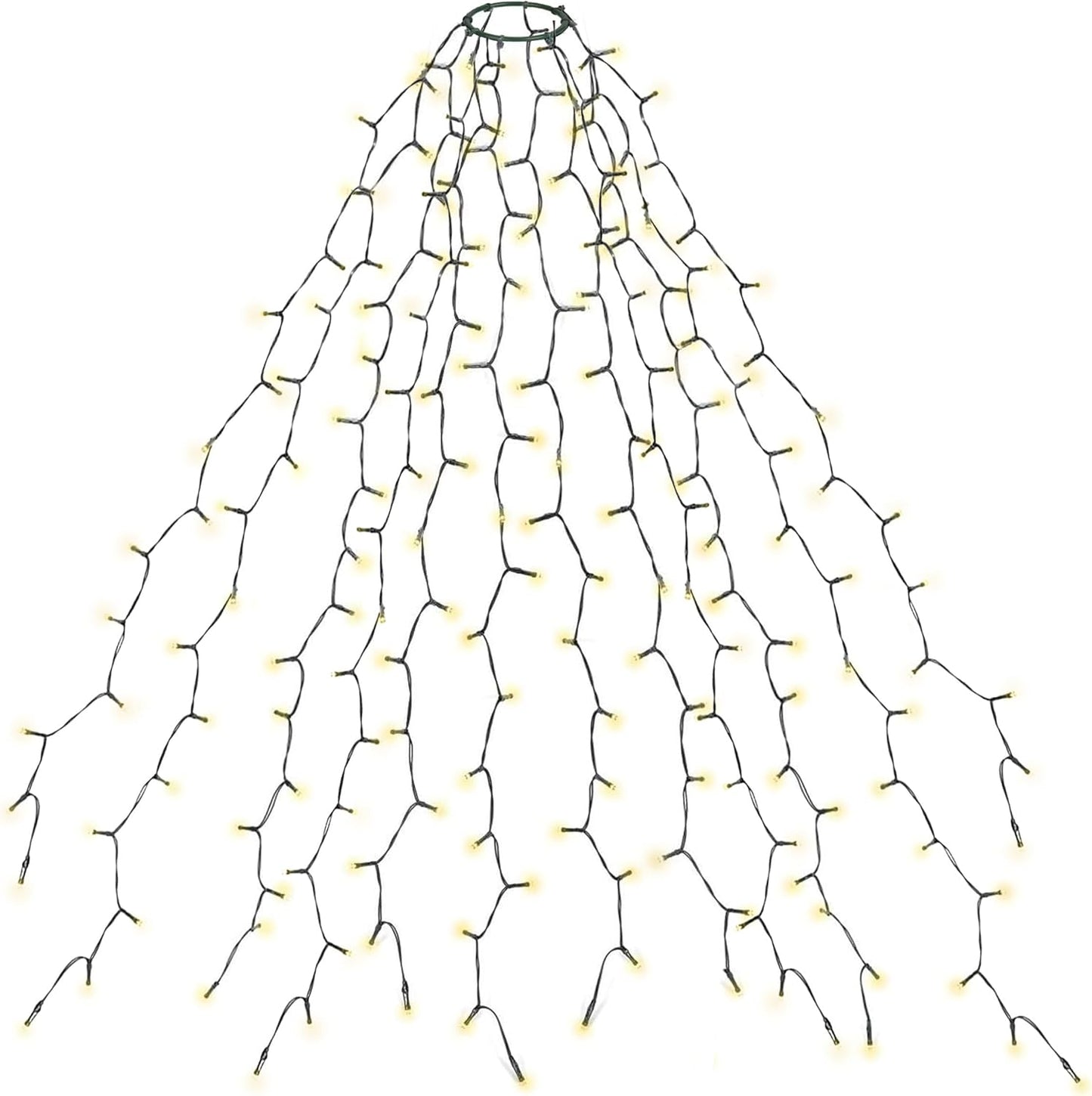 Weihnachtsbaum-Lichterkette mit Timer, für Weihnachtsbäume von 2 bis 2,2 m