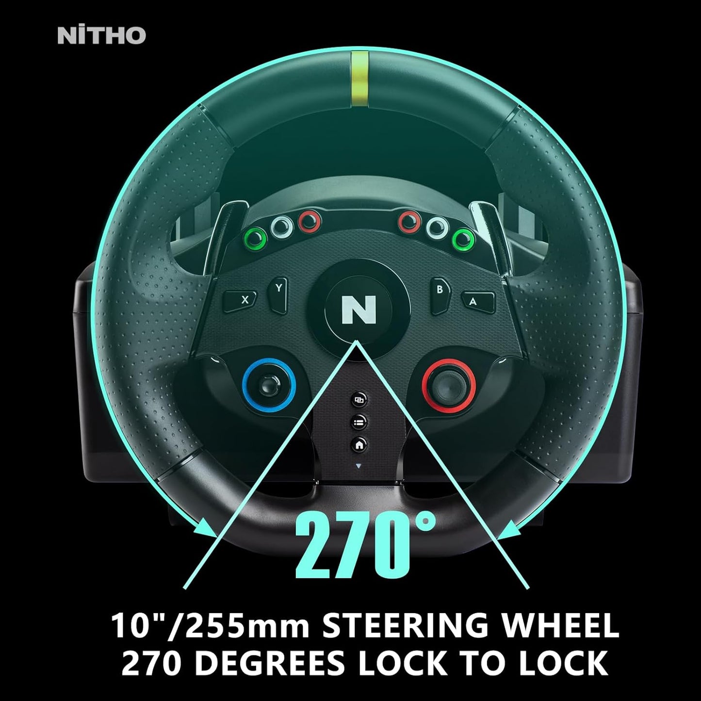 Drive Pro One V24 Gaming-Rennlenkrad mit Pedalen, Drive Pro ONE V24