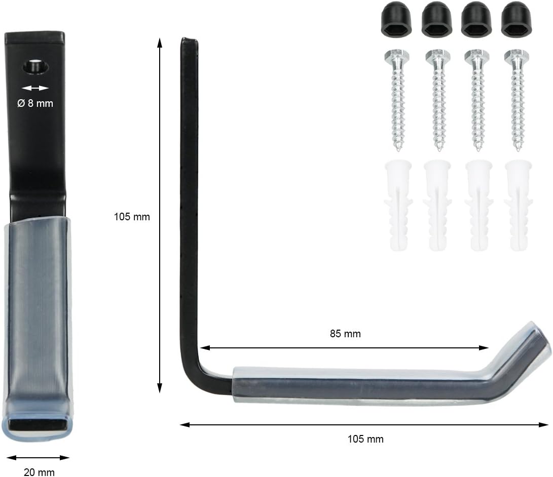 Autoreifen Wandhalterung Set, 2-er Pack