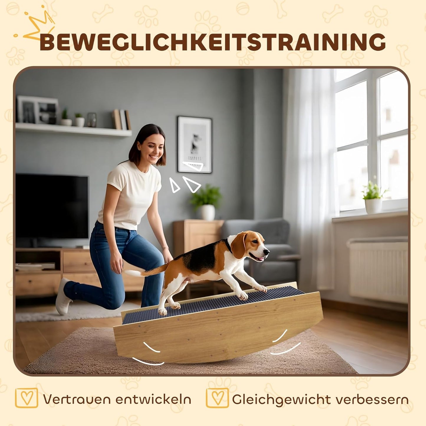 2-in-1 Hundewippe für Agility-Training