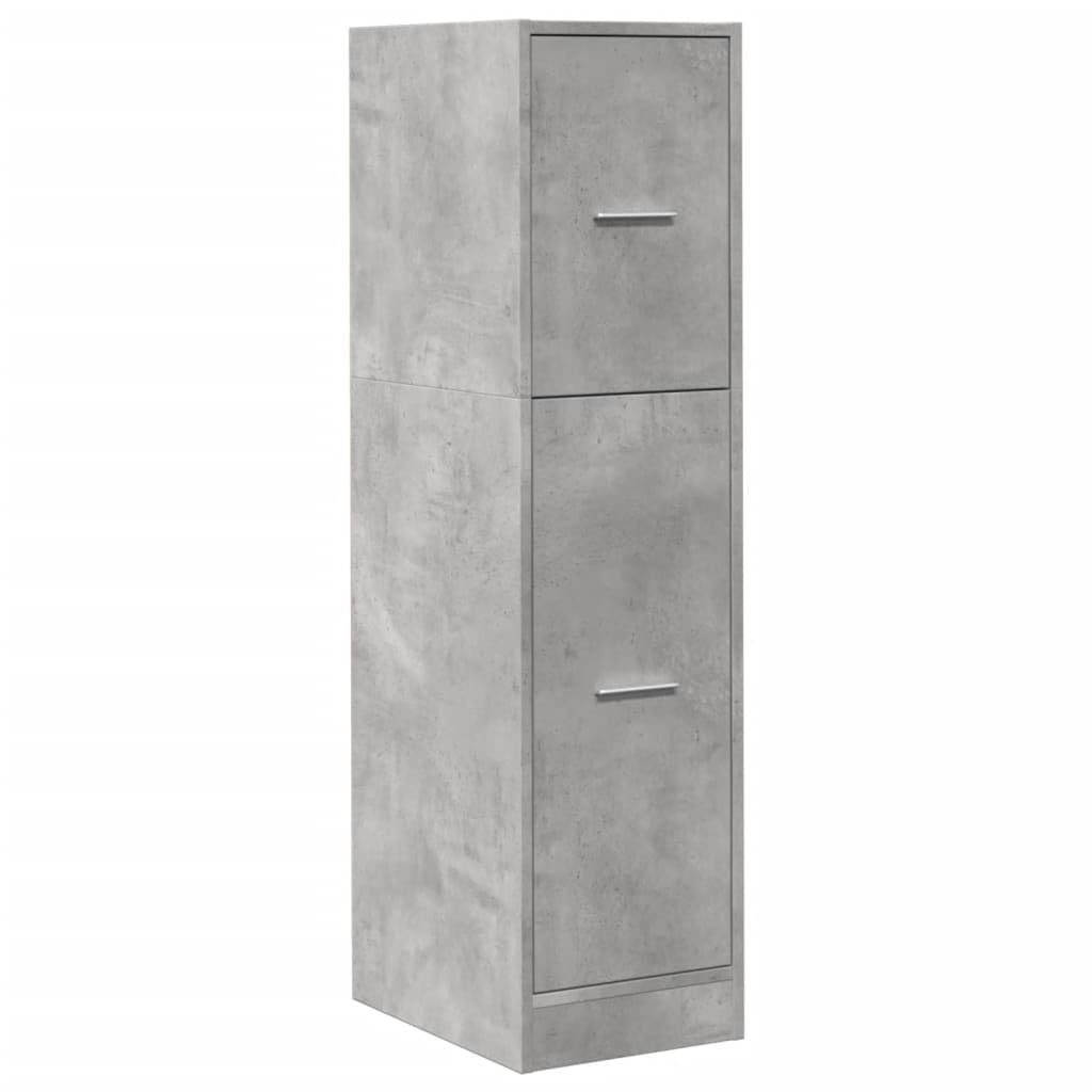 Apothekerschrank mit Ausziehfächern 30x41x118 cm, Betongrau 30 x 41 x 118 cm
