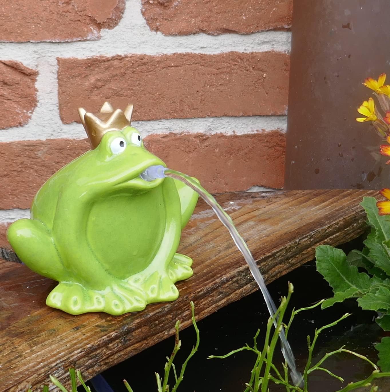 Solar-Wasserspeier Frosch