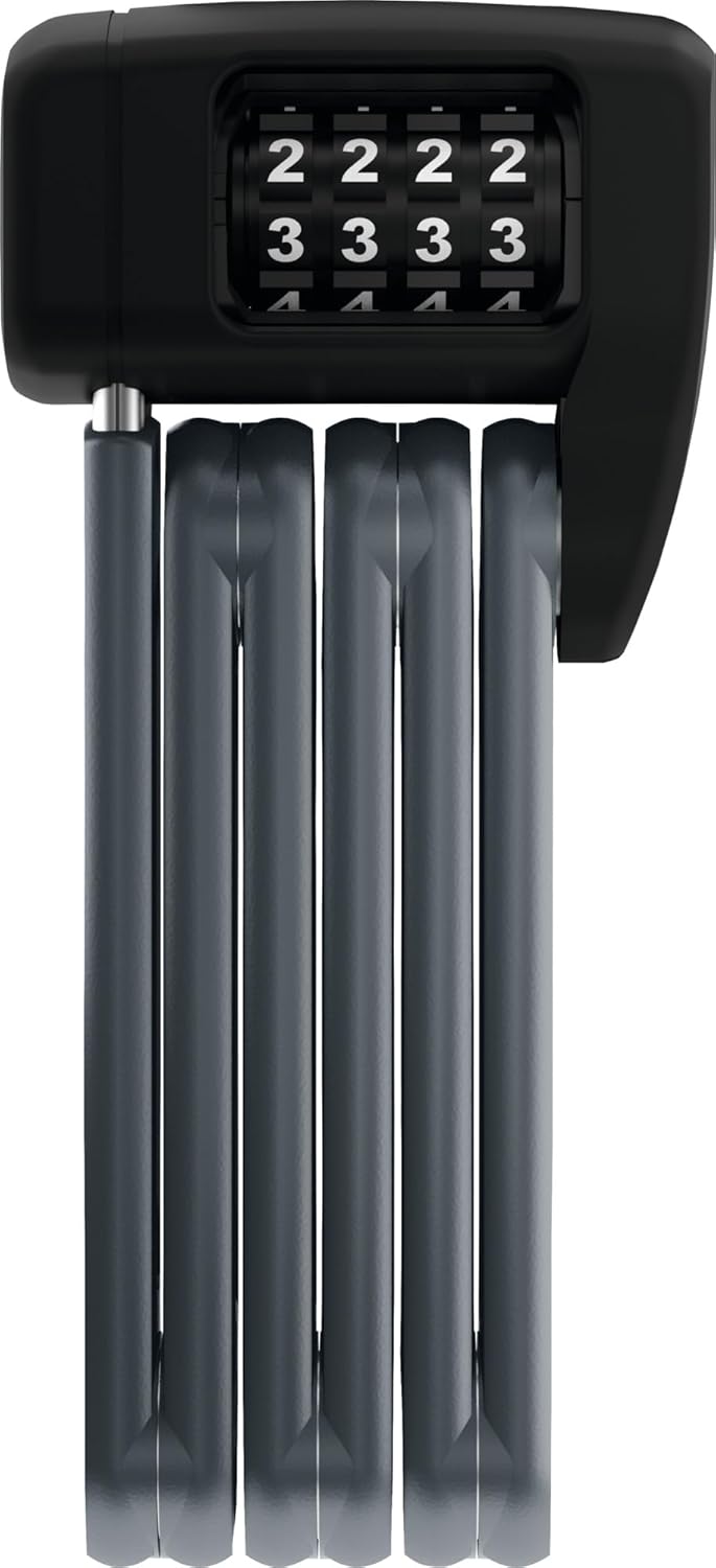 Faltschloss Bordo Lite 6055C mit Zahlencode, 60 cm Schwarz Single