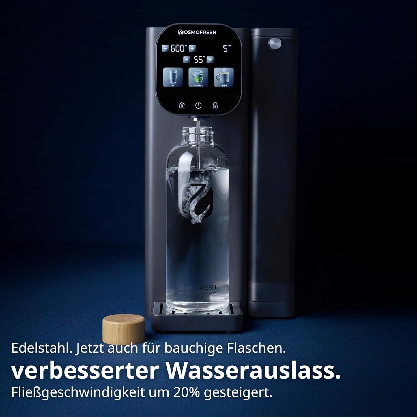 Fusion Air Osmoseanlage mit Heisswasserspender