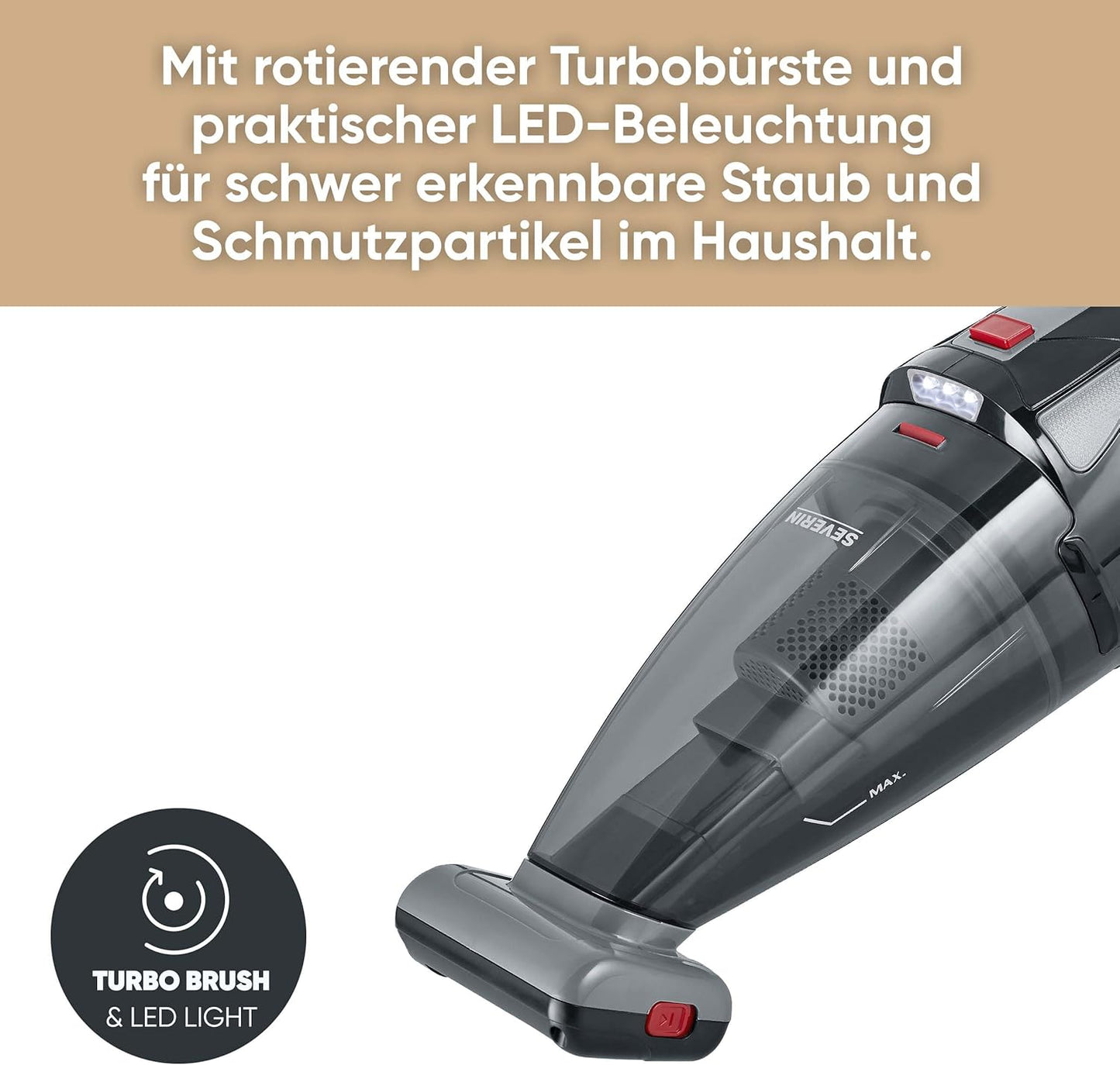 Akkustaubsauger HV 7147, 6-in-1 mit Stiel & Wandhalterung