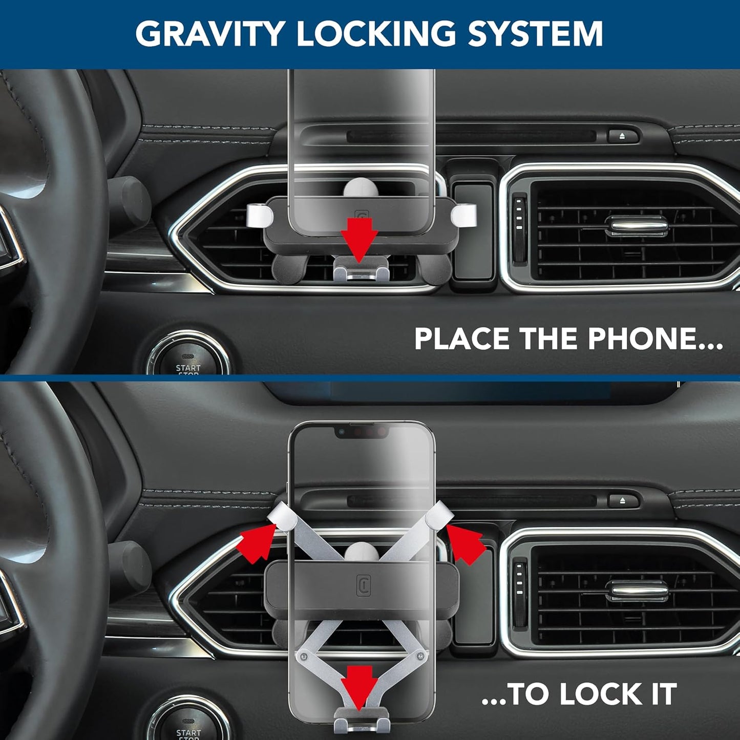 Slide Fit - Universale Smartphone-Halterung für Autos
