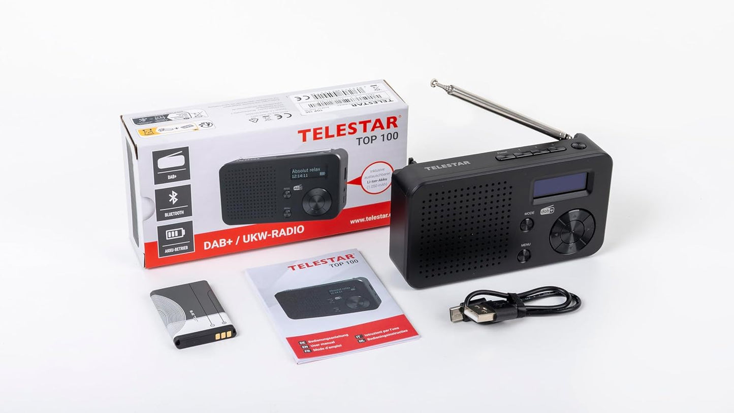 Mobiles DAB+ Radio mit Bluetooth 5.4