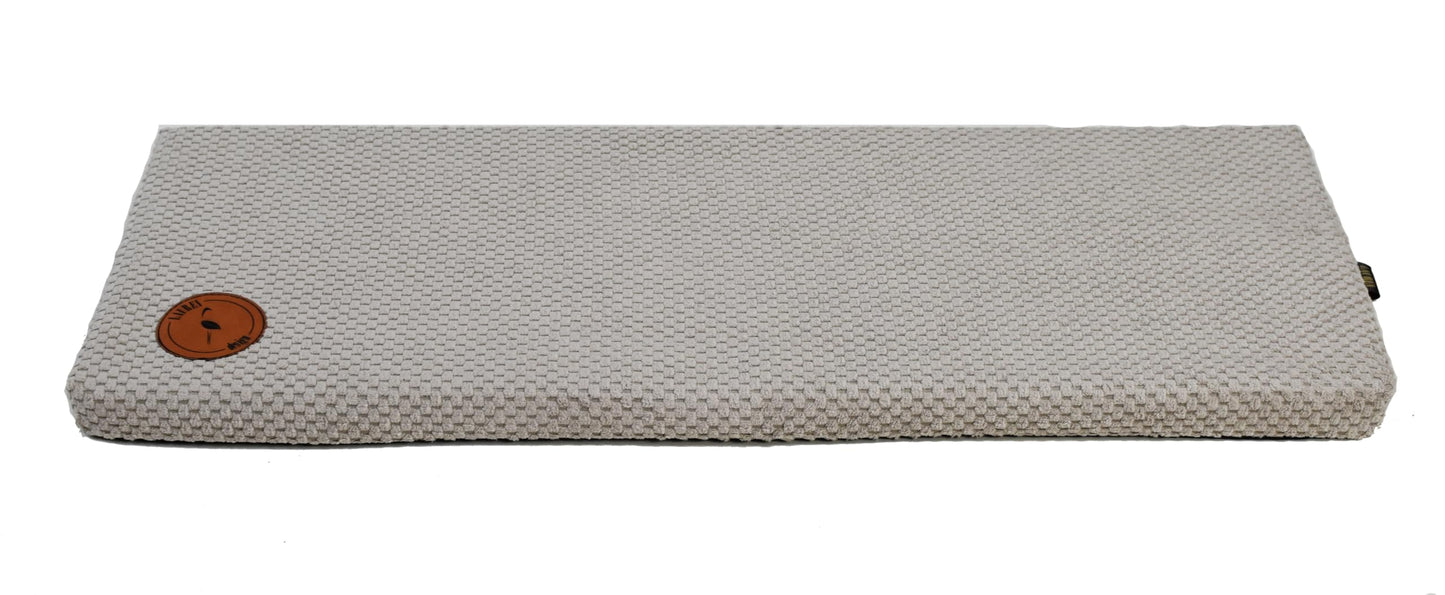 Katzen-Fensterliege mit rutschfester Rückseite, Beige 70 x 20 x 3 cm