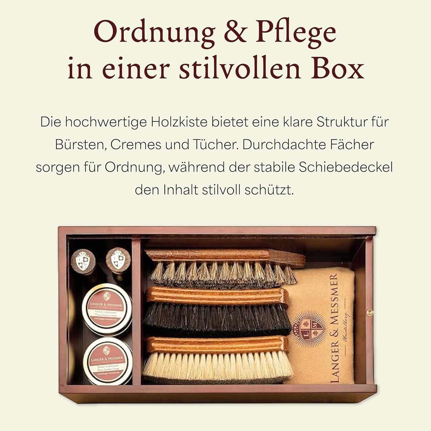 12-teiliges Schuhpflege-Set, inkl. 12-teiligem Pflegeset